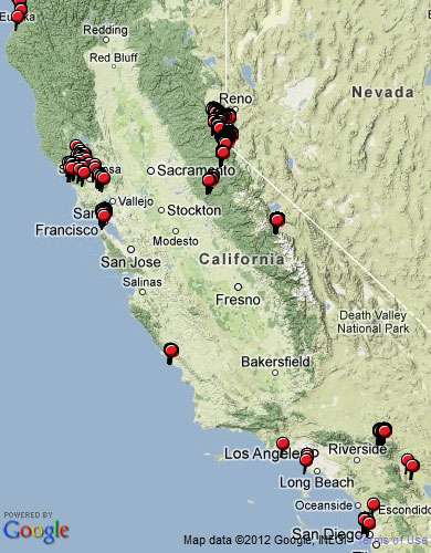 california map