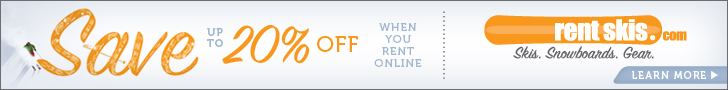 Rent Skis 20% off