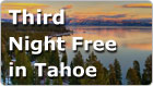Third Night Free in Tahoe
