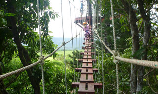 Ziplining